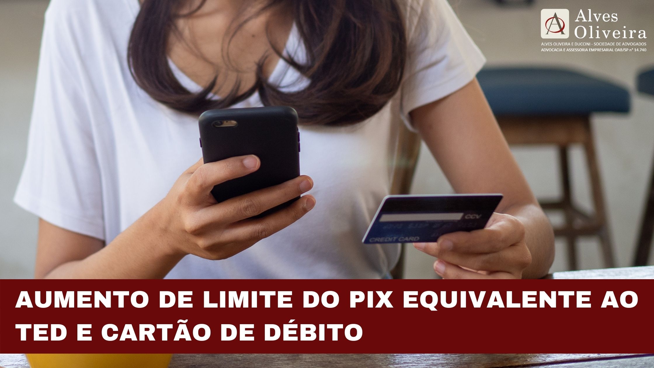 Aumento de limite do PIX equivalente ao TED e cartão de débito