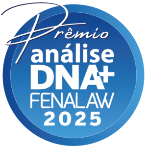 Selo do Prêmio Análise DNA+Fenalaw 2025
